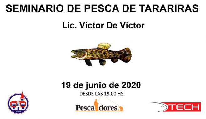 Seminario online &quot;Tarariras, conocimientos y artes para su pesca&quot;