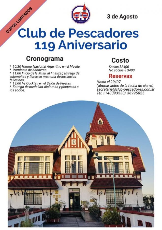 Eventos del 3 de agosto por nuestro 119° Aniversario