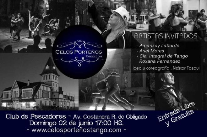 El 2 de junio presentamos "Celos porteños", un espectáculo de tango