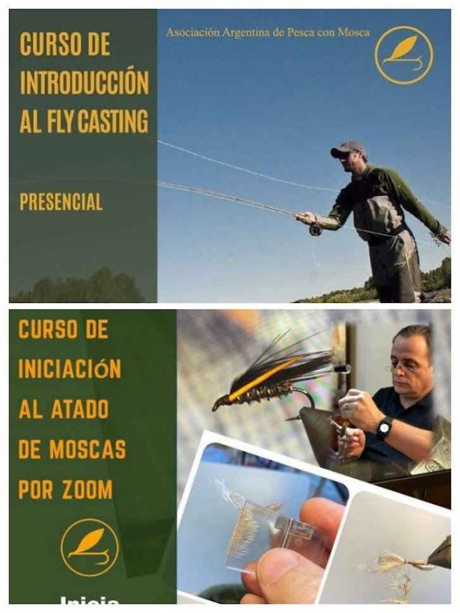 Cursos de la AAPM de atado de mosca y flycasting con descuentos especiales para socios