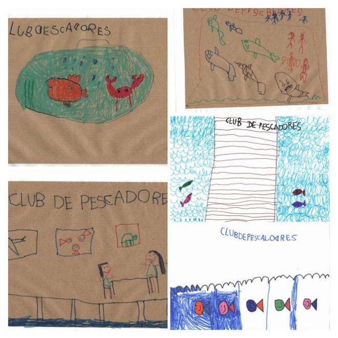 Los chicos del jardín nos muestran sus dibujos del Club y Acuario