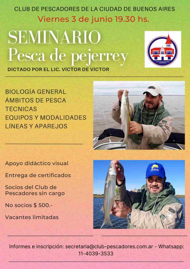Seminario "Pesca de pejerrey"