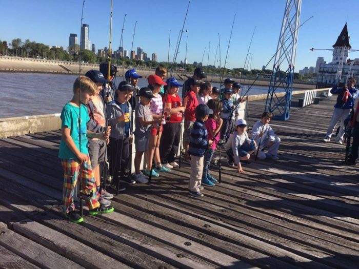 Primer curso 2017 de la Escuela de Pesca para Niños